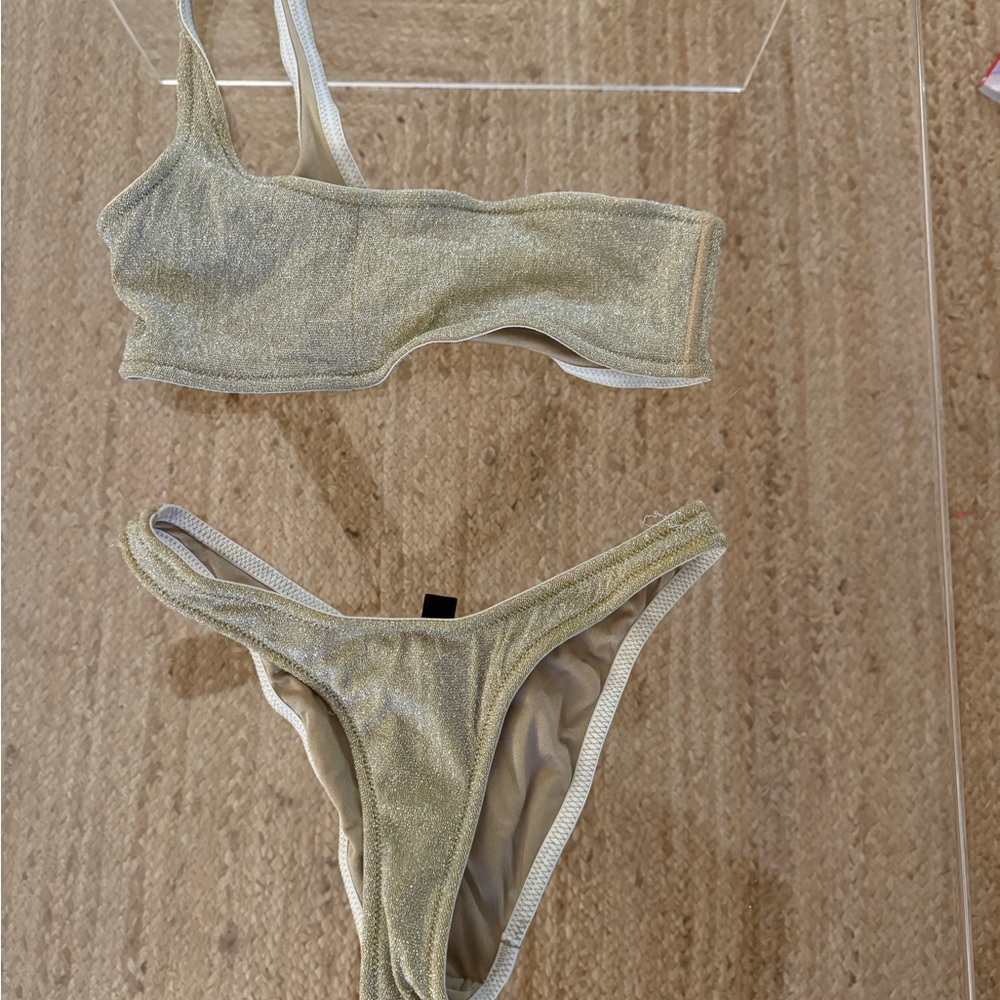 Triangl Swimwear Gold Bikini